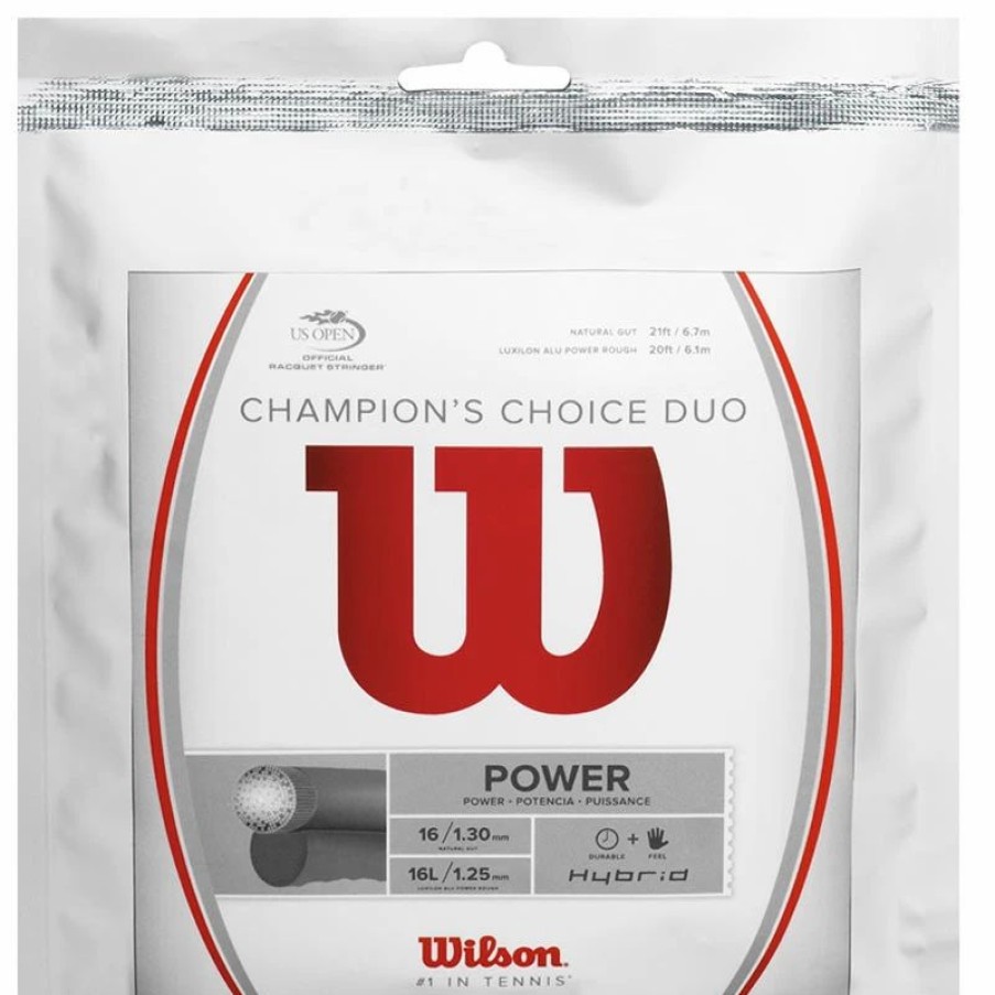 * Sets | Wilson Champions Choice 16/16L Tennis String Set