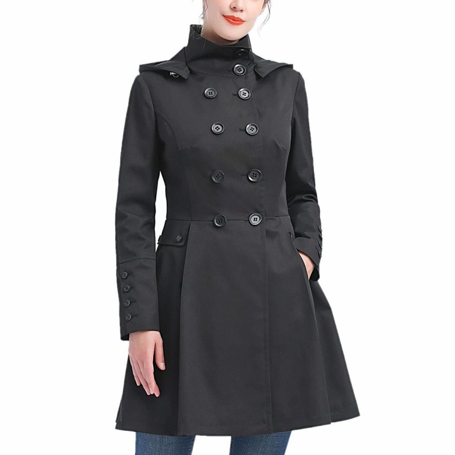 * Coats | Coats Womens Bgsd Waterproof Hooded Mid Length Trench Coat