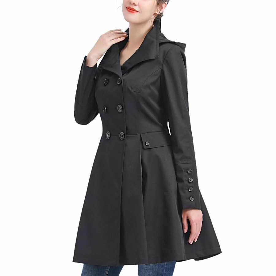 * Coats | Coats Womens Bgsd Waterproof Hooded Mid Length Trench Coat