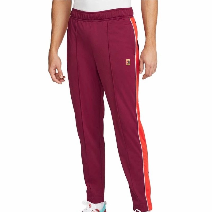 * Men'S | Nike Court Heritage Men'S Tennis Pant Burgundy