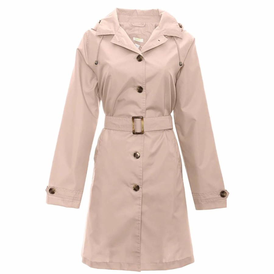 * Coats | Coats Womens Capelli Solid Trench Raincoat