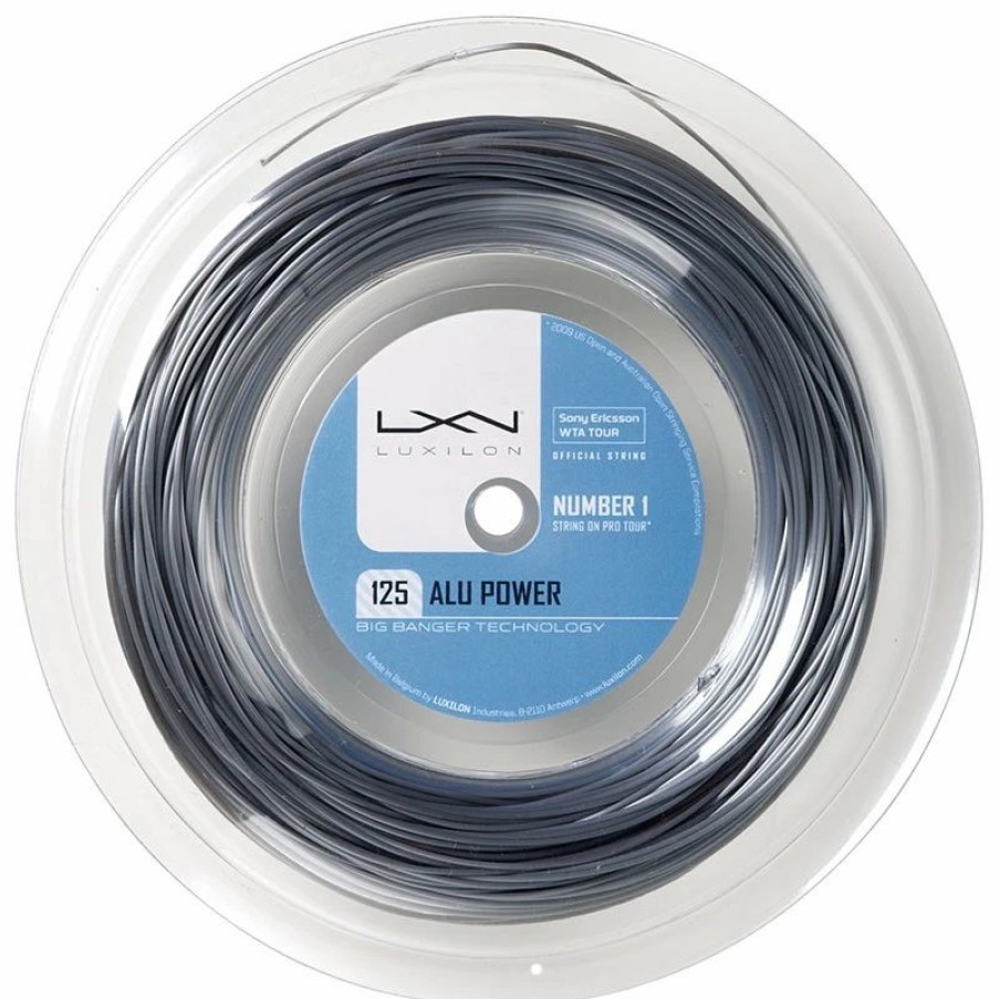 * Reels | Luxilon Alu Power 125 (330 Ft) Tennis String Reel Silver