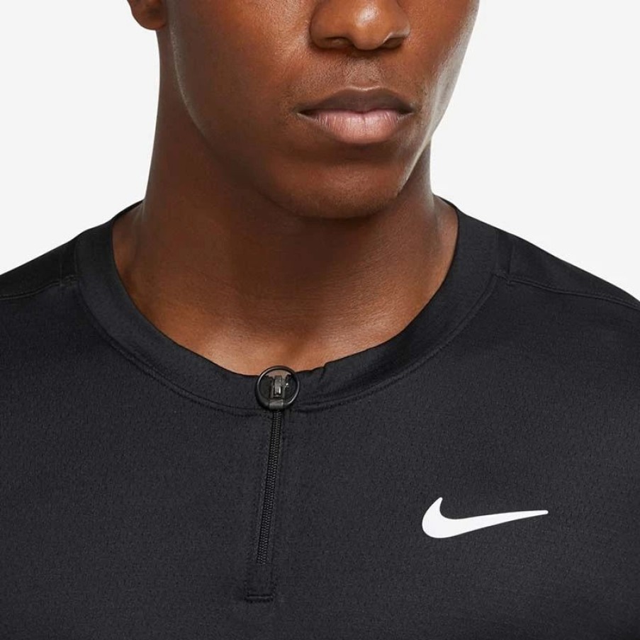 * Men'S | Nike Court Advantage Men'S Tennis Polo Black