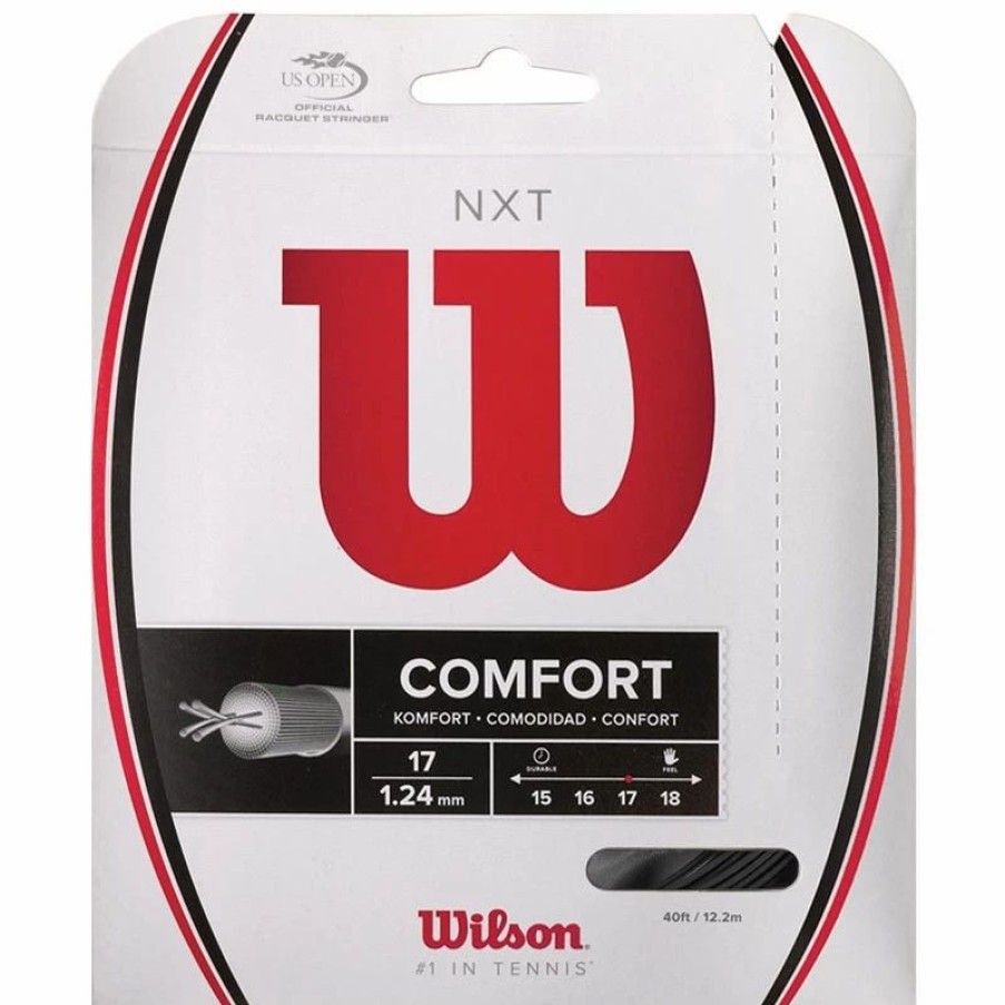 * Sets | Wilson Nxt 17 Tennis String Set Black