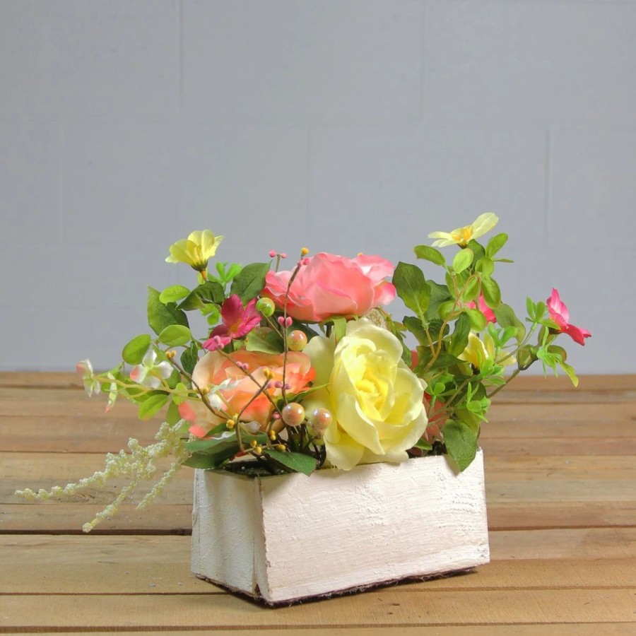 * Artificial Plants | Artificial Plants Northlight Seasonal Artificial Flowers And Greenery In A Planter