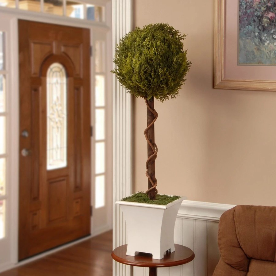 * Artificial Plants | Artificial Plants National Tree 30In. Single Ball Topiary Tree