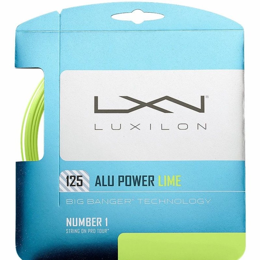 * Sets | Luxilon Alu Power 125 Tennis String Set Neon Green