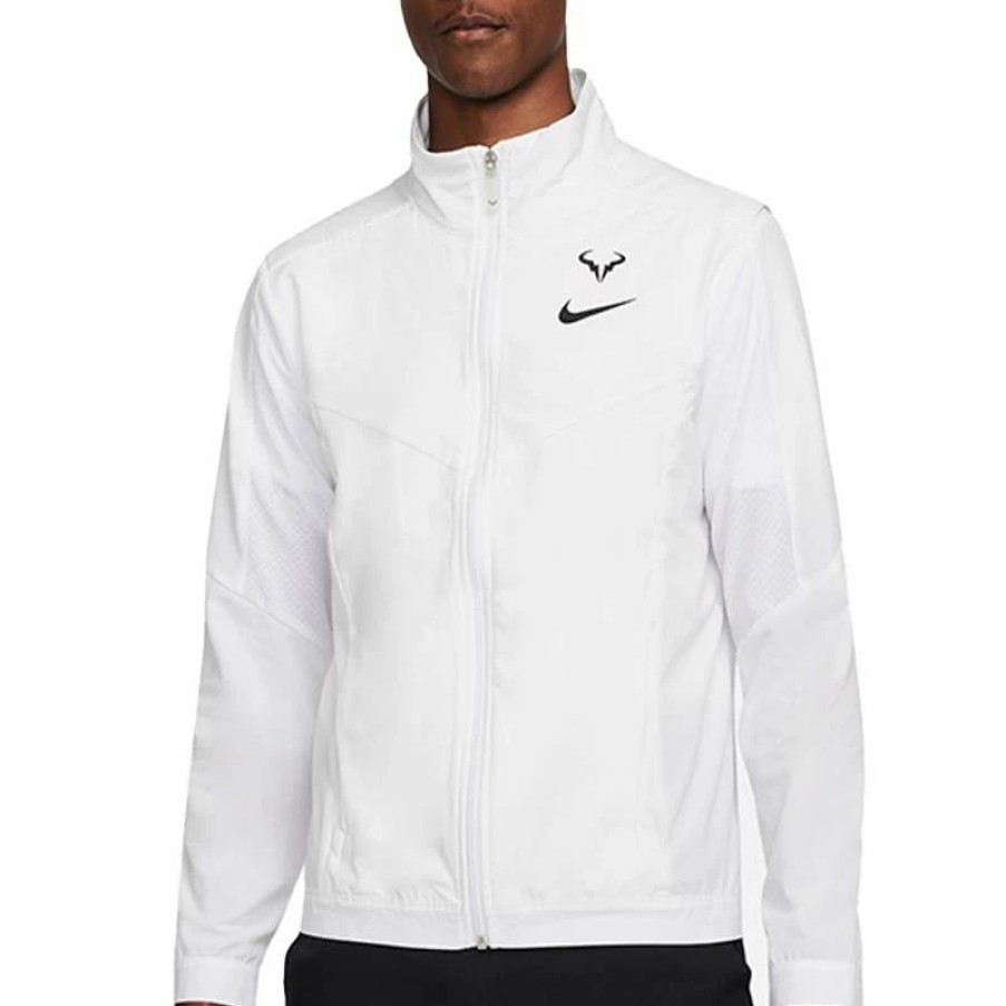 * Men'S | Nike Rafa Men'S Tennis Jacket White