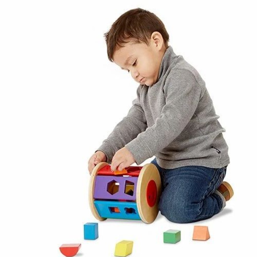 * Learning Toys & Stem | Learning Toys & Stem Melissa & Doug Match & Roll Shape Sorter