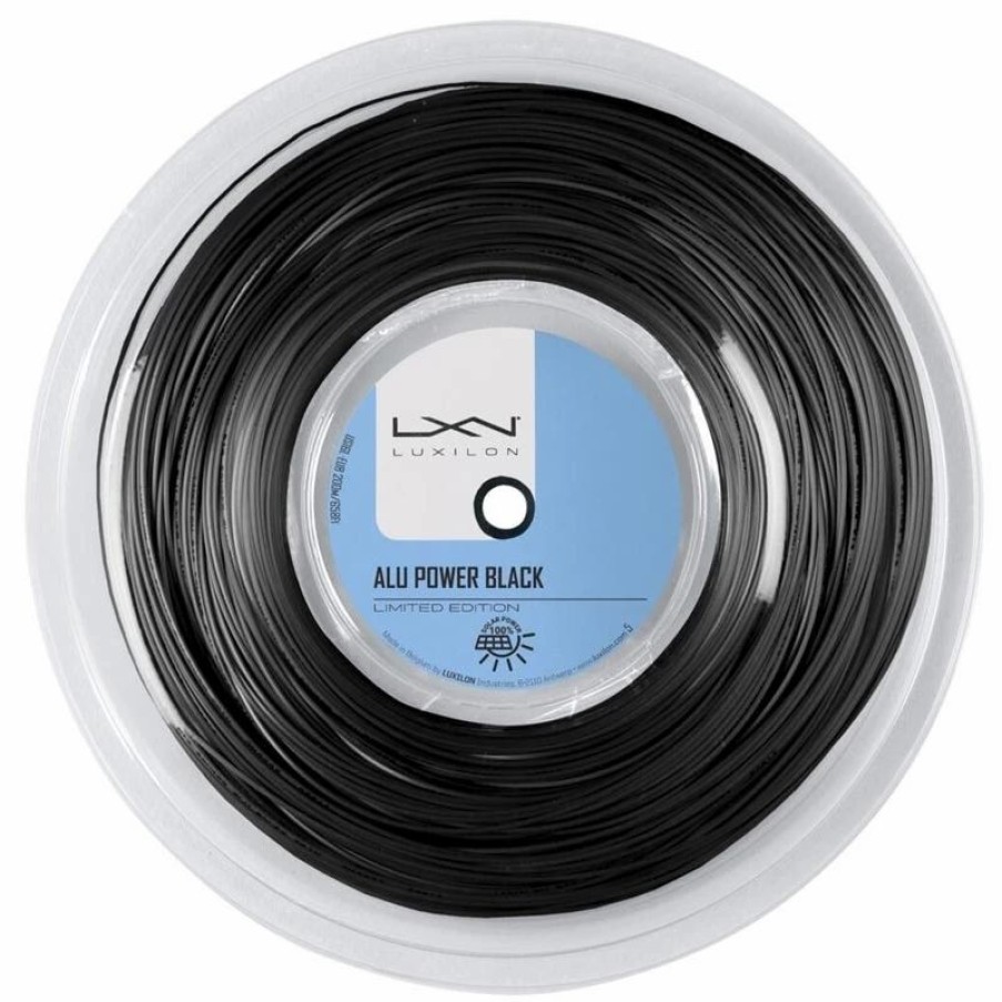 * Reels | Luxilon Alu Power 125 Tennis String Reel Black