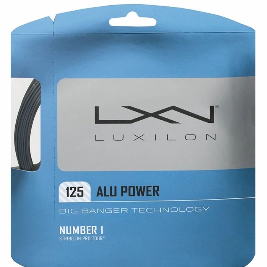 * Sets | Luxilon Alu Power 125 Tennis String Set Silver