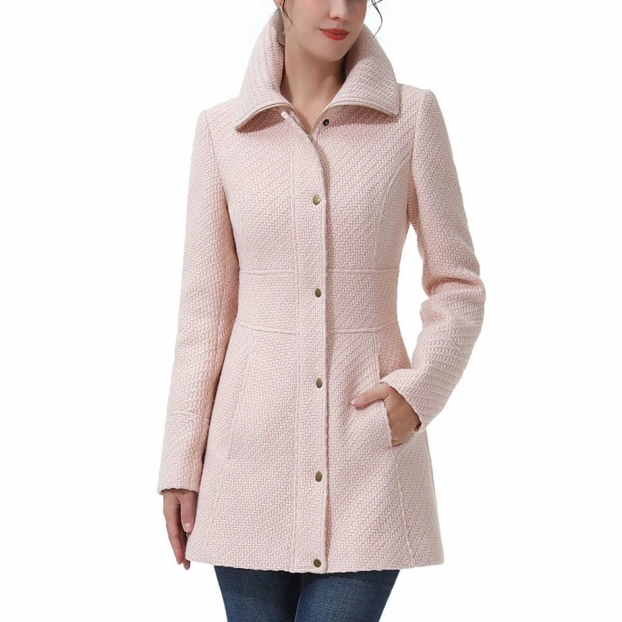 * Coats | Coats Womens Bgsd Boucle Wool Walking Coat