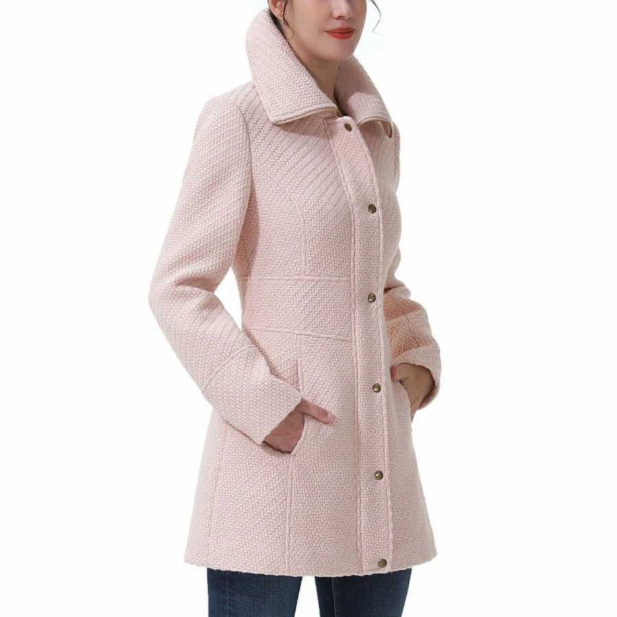 * Coats | Coats Womens Bgsd Boucle Wool Walking Coat