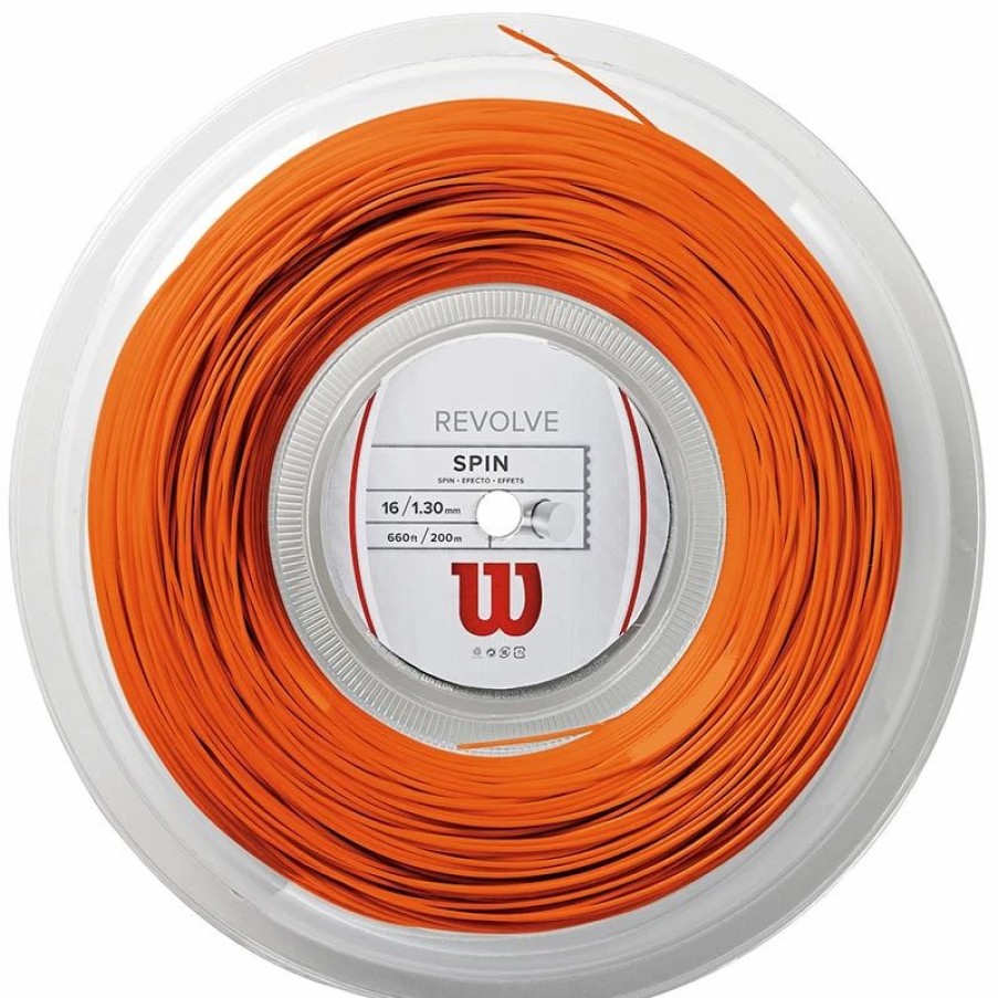 * Reels | Wilson Revolve 16 Tennis String Reel Orange