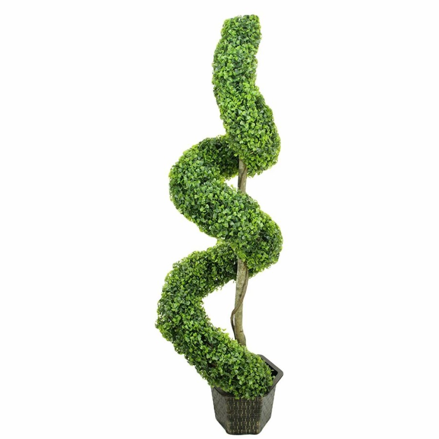 * Artificial Plants | Artificial Plants Northlight Seasonal Artificial Boxwood Spiral Topiary Tree