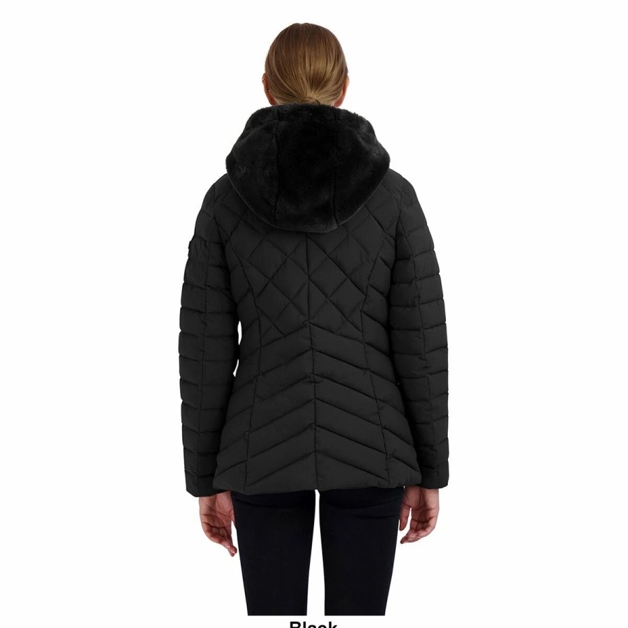 * Coats | Coats Womens Laundry By Shelli Segal Full Fur Hood Short Puffer Jacket