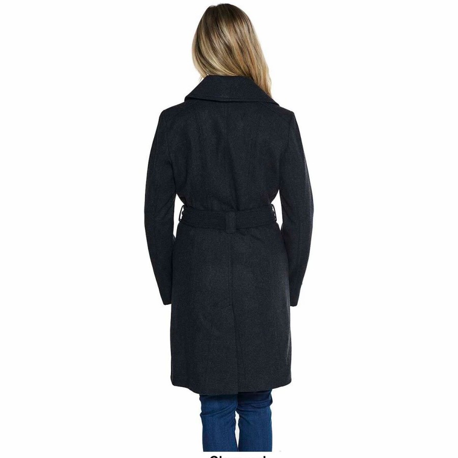 * Coats | Coats Womens Michael Kors Single Breasted Belted Wool Coat