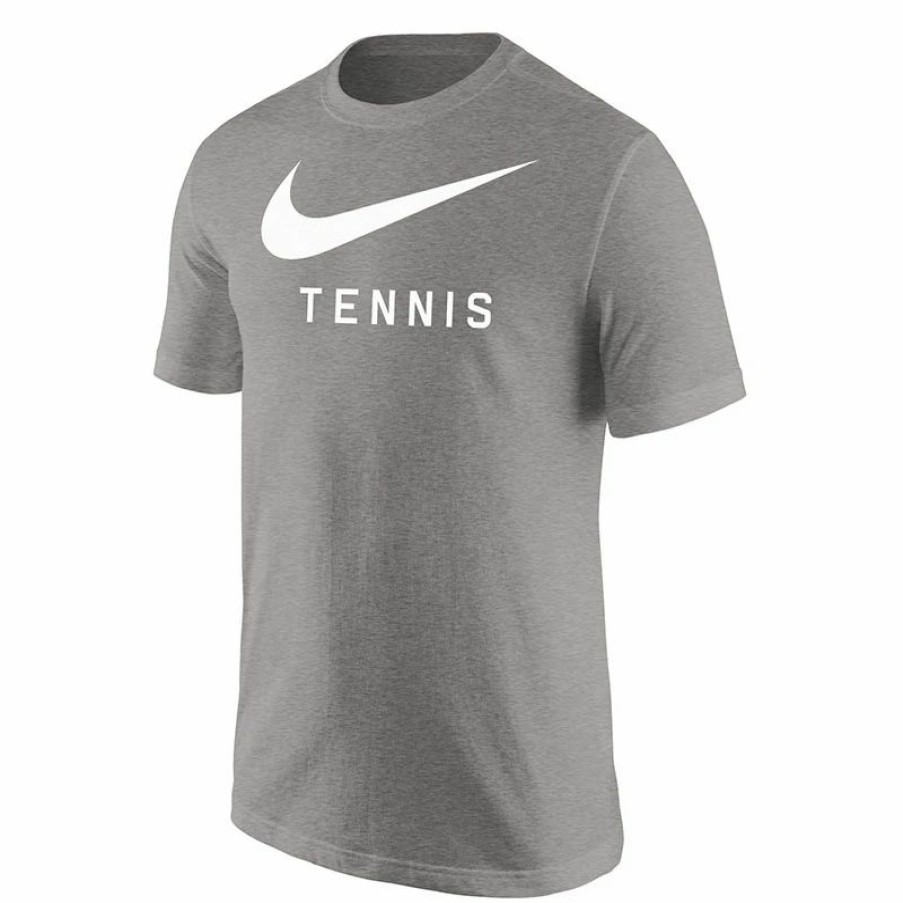 * Men'S | Nike Tennis Graphic Men'S Tennis Tee Grey