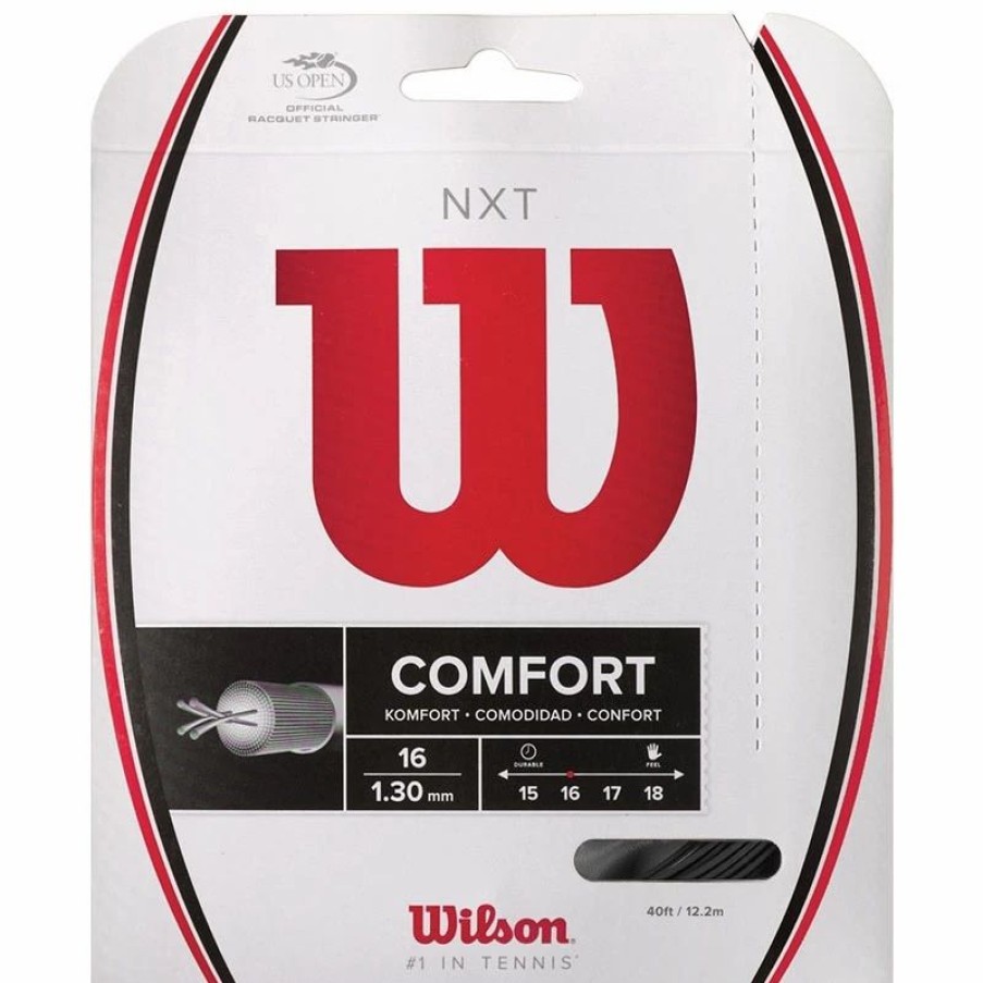 * Sets | Wilson Nxt 16 Tennis String Set Black