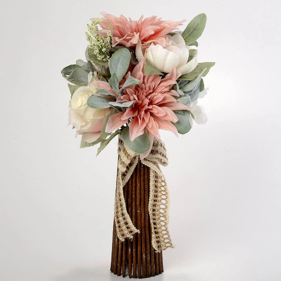 * Artificial Plants | Artificial Plants Dahlia And Rose And Hydrangea Stack Floral