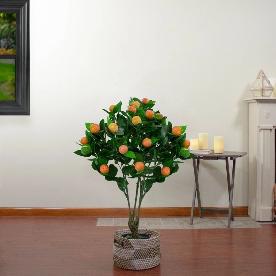 * Artificial Plants | Artificial Plants Northlight Seasonal 31 Artificial Citrus Mitis Potted Tree