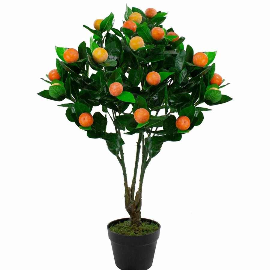 * Artificial Plants | Artificial Plants Northlight Seasonal 31 Artificial Citrus Mitis Potted Tree