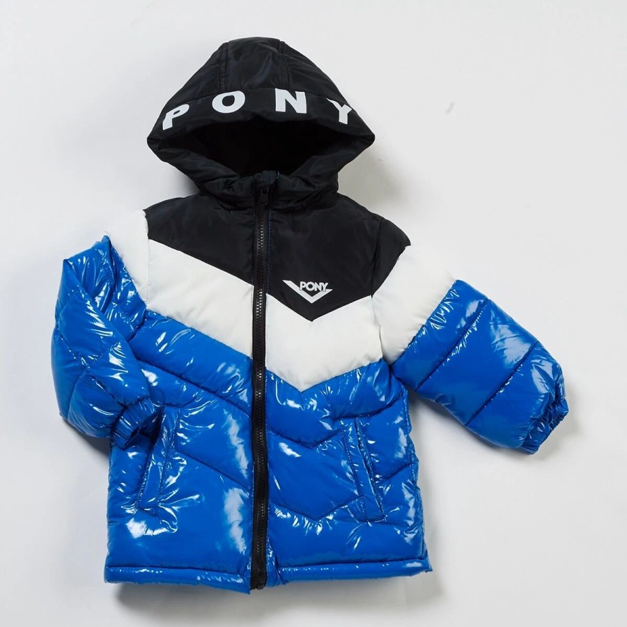 * Coats | Coats Toddler Boy Pony Color Block Jacket