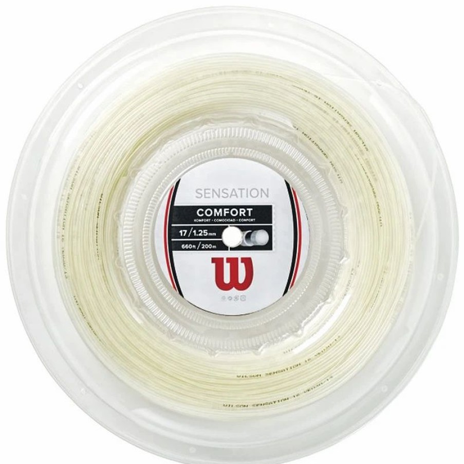 * Reels | Wilson Sensation 17 Tennis String Reel Natural