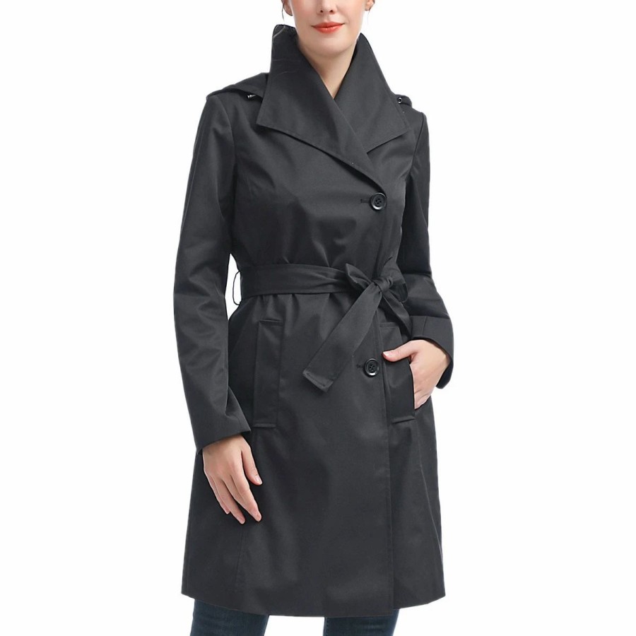 * Coats | Coats Womens Bgsd Waterproof Hooded Belted Trench Coat