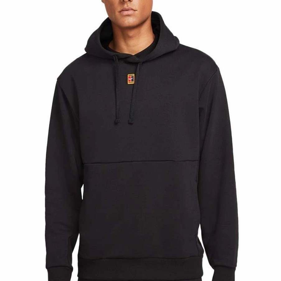 * Men'S | Nike Court Heritage Men'S Tennis Hoodie Black