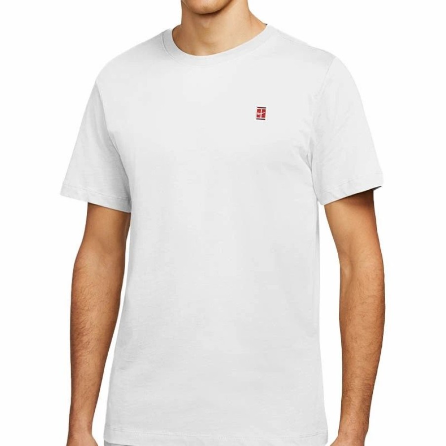 * Men'S | Nike Court Heritage Men'S Tennis Tee White