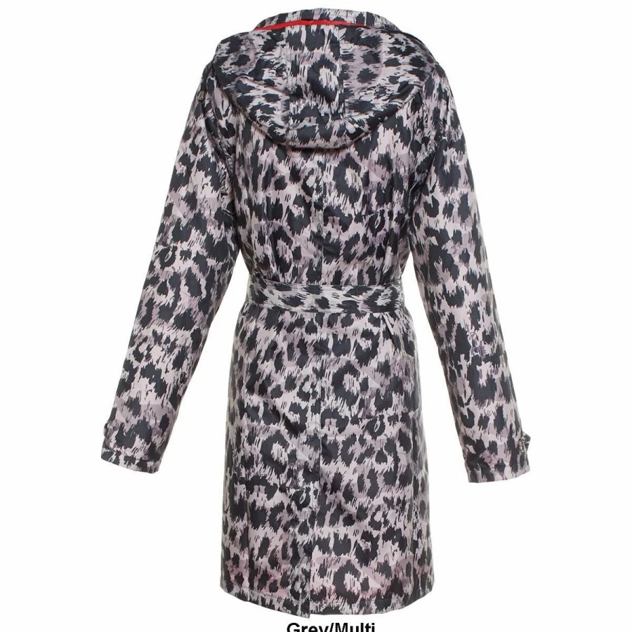 * Coats | Coats Womens Capelli New York Leopard Mid-Length Trench Coat