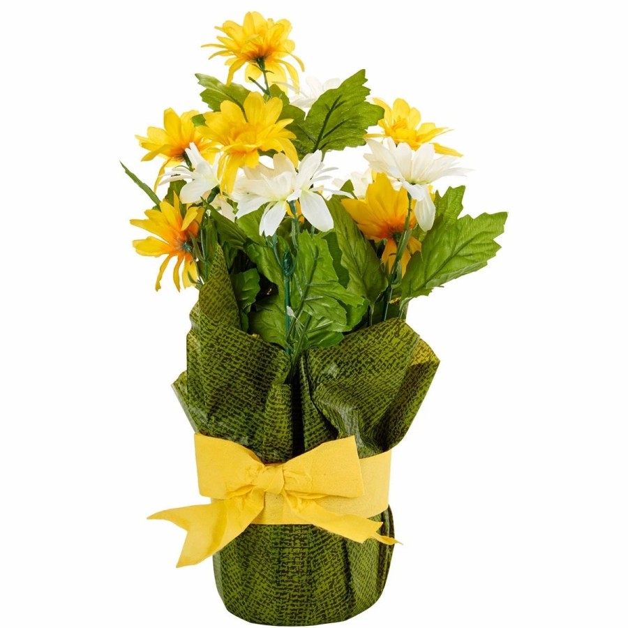 * Artificial Plants | Artificial Plants Life-Like Yellow Daisies