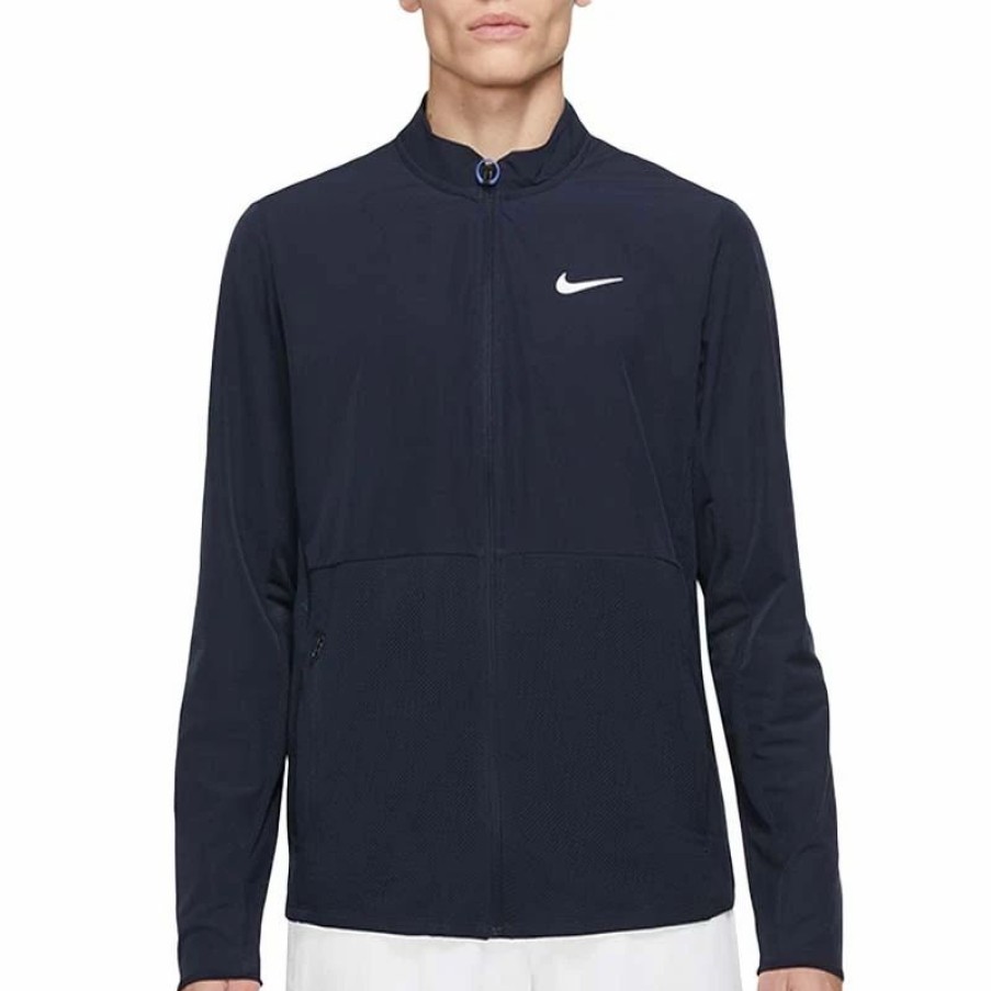 * Men'S | Nike Court Advantage Men'S Tennis Jacket Navy