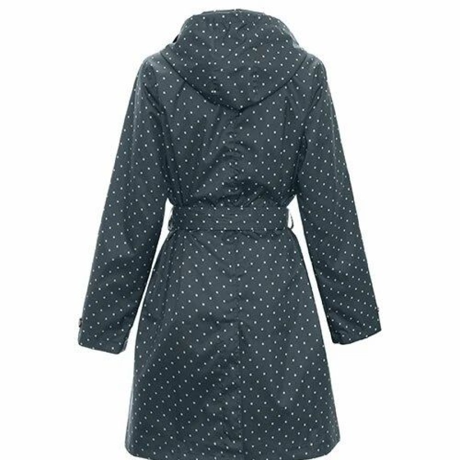 * Coats | Coats Womens Capelli Mid Length Simple Dot Print Trench Coat