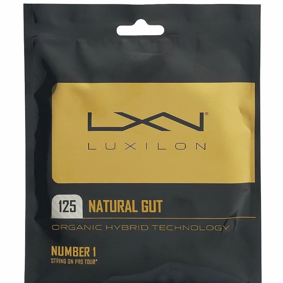 * Sets | Luxilon Gut 125 Tennis String Set Natural