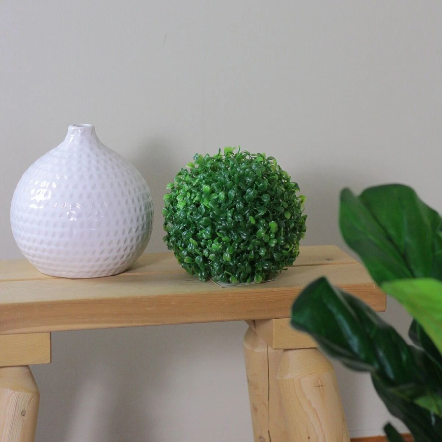 * Artificial Plants | Artificial Plants Northlight Seasonal 9 Two-Tone Artificial Boxwood Ball