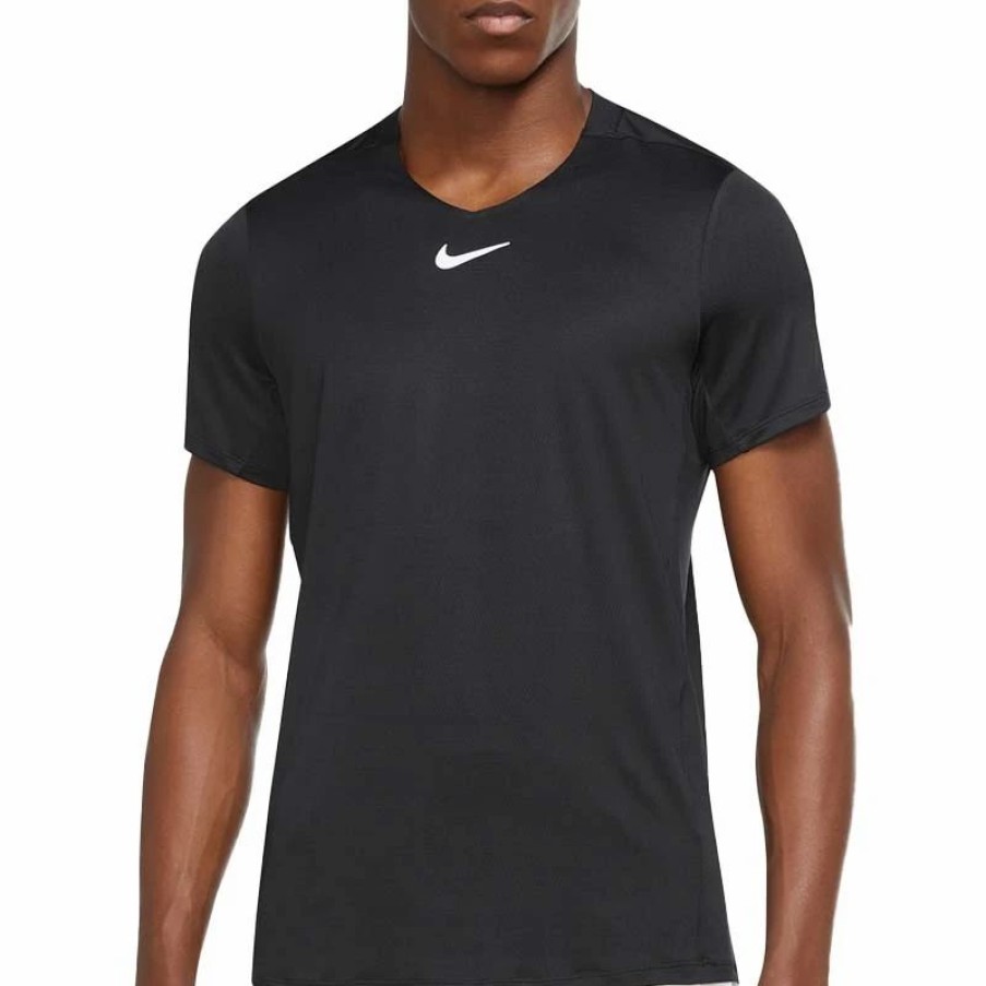 * Men'S | Nike Court Advantage Men'S Tennis Top Black