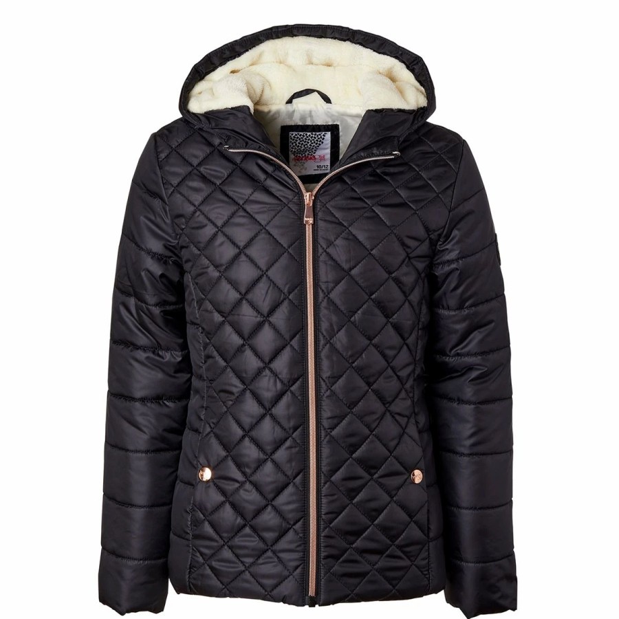 * Coats | Coats Girls (7-16) Kensie Girl Diamond Pattern Packable Puffer Coat