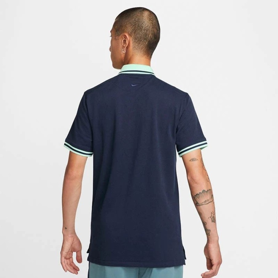 * Men'S | Nike The Nike Men'S Tennis Polo Navy