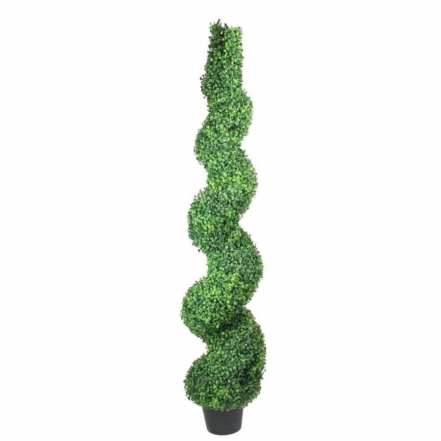 * Artificial Plants | Artificial Plants Northlight Seasonal 5Ft. Unlit Spiral Topiary Tree