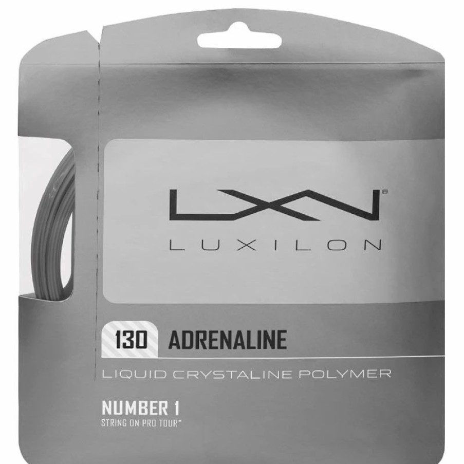 * Sets | Luxilon Adrenaline 130 Tennis String Set Grey