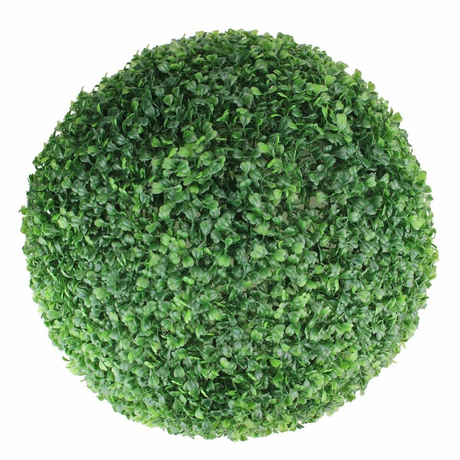 * Artificial Plants | Artificial Plants Northlight Seasonal 9.5 Unlit Two-Tone Artificial Boxwood Ball