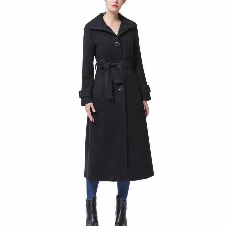 * Coats | Coats Womens Bgsd Full Length Long Wool Trench Coat