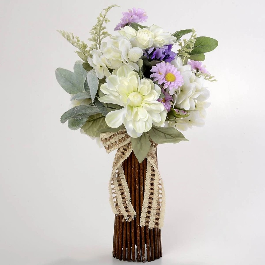 * Artificial Plants | Artificial Plants Dahlia And Hydrangea And Daisy Stack Floral