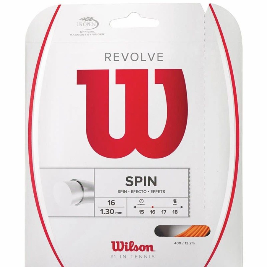 * Sets | Wilson Revolve 16 Tennis String Set Orange