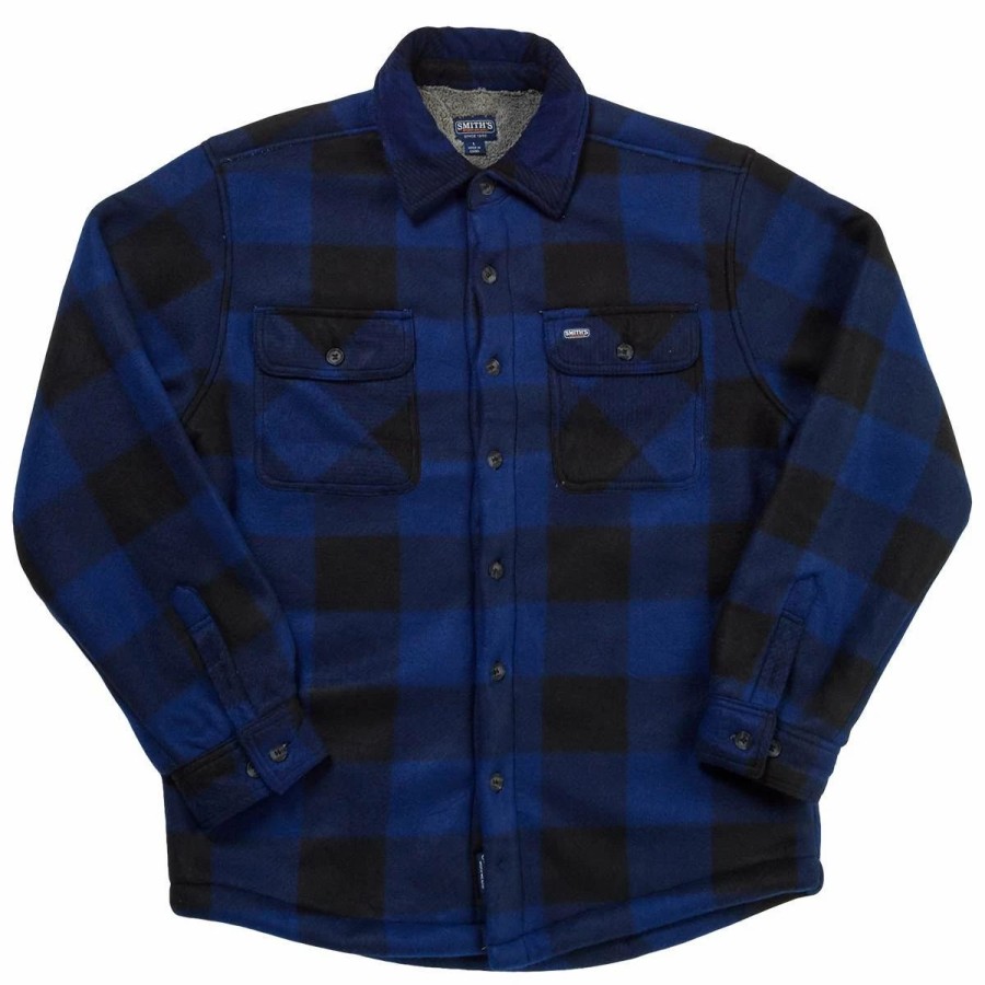 * Coats | Coats Mens Smith'S Sherpa Lined Print Fleece Shirt Jacket