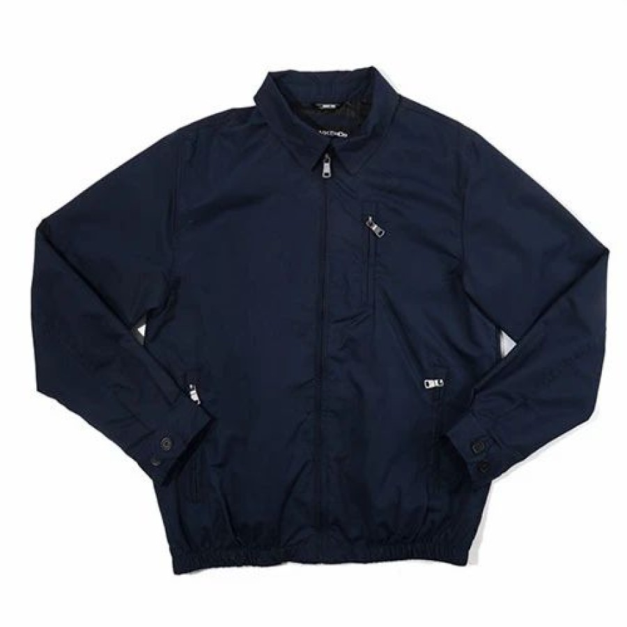 * Coats | Coats Mens Hawke & Co. Microfiber Golf Bomber Jacket