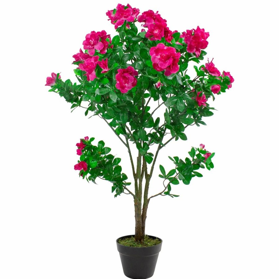 * Artificial Plants | Artificial Plants Northlight Seasonal 48 Artificial Pink Azalea Potted Tree