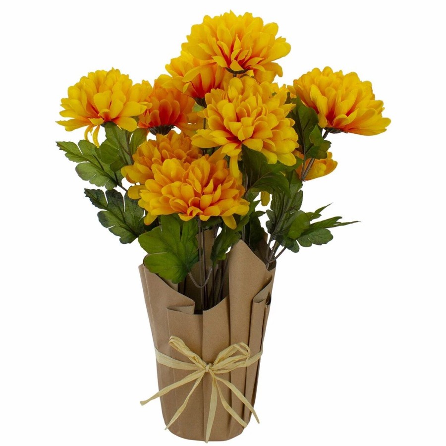 * Artificial Plants | Artificial Plants Northlight Seasonal 20In. Fall Harvest Artificial Mum Plant